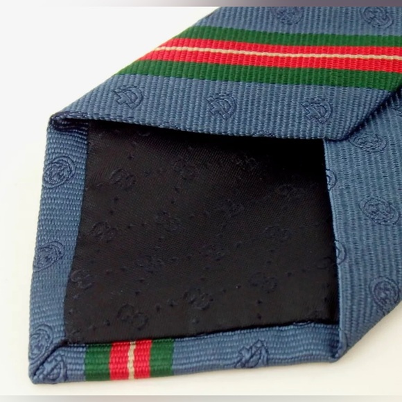 GUCCI Interlocking GG Horsebit Silk Tie ๐ฅ๐ - Picture 10 of 17